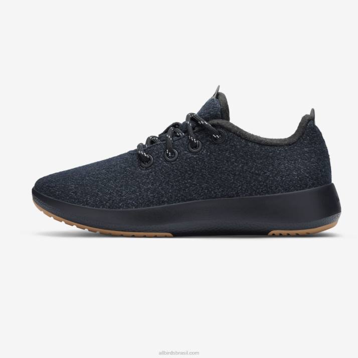 corredor de lã feminino mizzles 884J191 preto natural Allbirds - Image 3