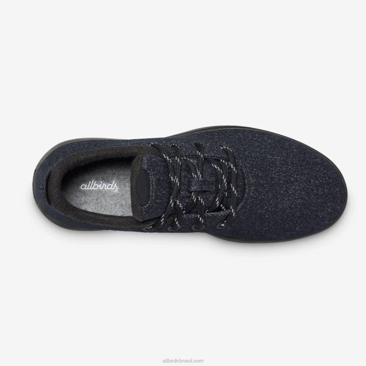 corredor de lã feminino mizzles 884J191 preto natural Allbirds - Image 5
