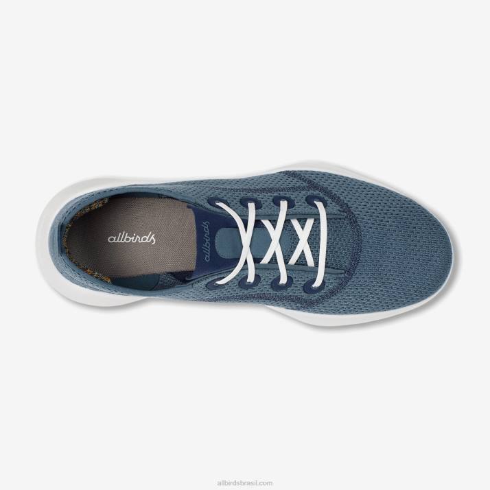 corredores de árvore superleves masculinos 884J46 azul-petróleo calmo (sola de nevasca) Allbirds - Image 5