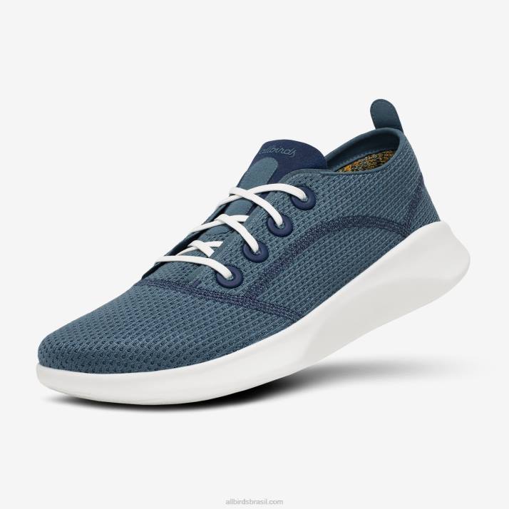 corredores de árvore superleves masculinos 884J46 azul-petróleo calmo (sola de nevasca) Allbirds - Image 1