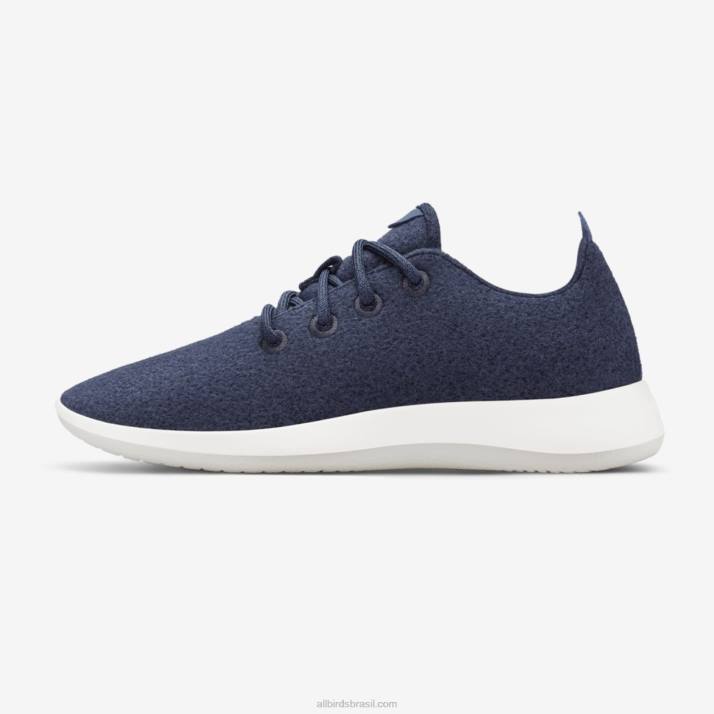 corredores de lã femininos 884J185 índigo nebuloso (sola de nevasca) Allbirds - Image 3