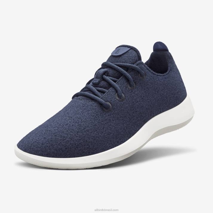 corredores de lã femininos 884J185 índigo nebuloso (sola de nevasca) Allbirds - Image 1