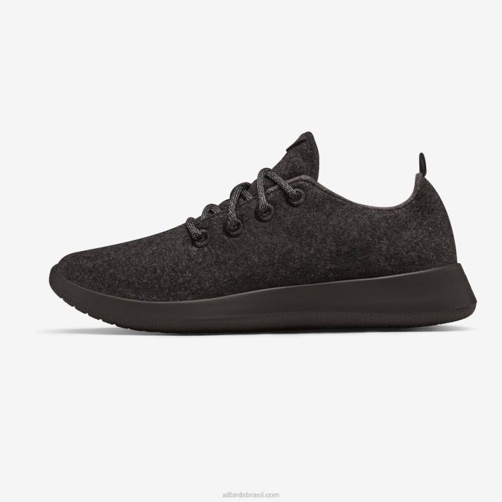 corredores de lã masculinos 884J28 preto natural Allbirds - Image 3