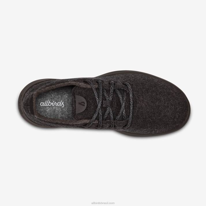 corredores de lã masculinos 884J28 preto natural Allbirds - Image 5