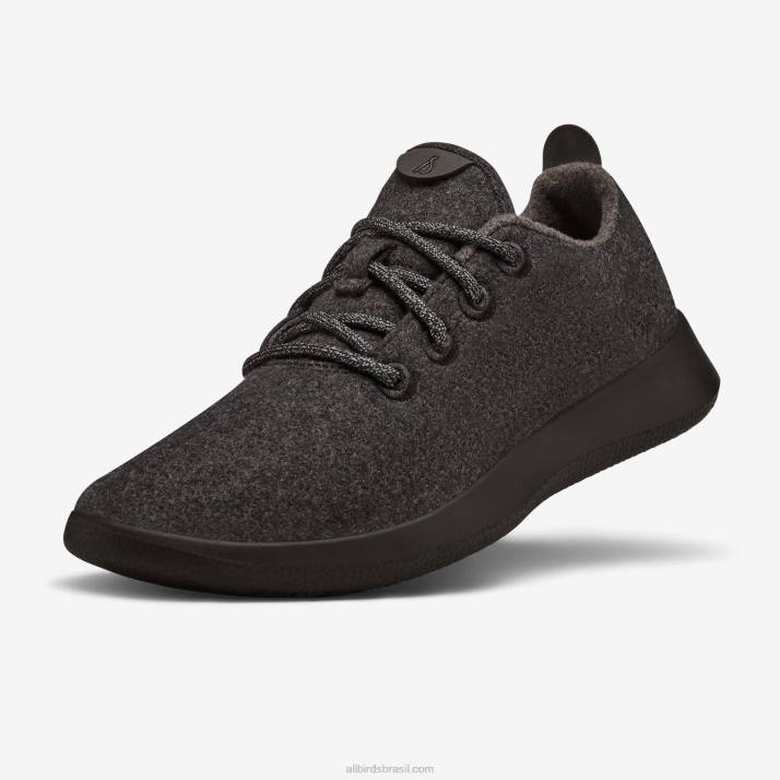 corredores de lã masculinos 884J28 preto natural Allbirds - Image 1