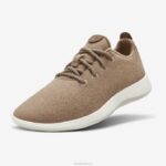 corredores de lã masculinos 884J32 bege nebuloso (sola branca natural) Allbirds