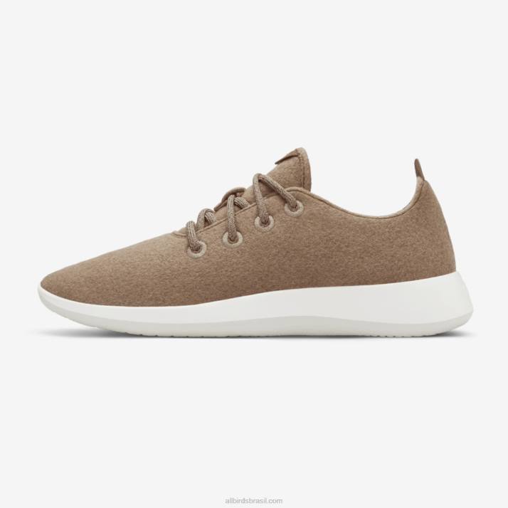 corredores de lã masculinos 884J32 bege nebuloso (sola branca natural) Allbirds - Image 3