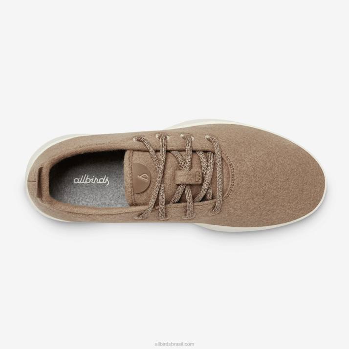 corredores de lã masculinos 884J32 bege nebuloso (sola branca natural) Allbirds - Image 5