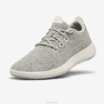 corredores de lã masculinos mizzles 884J51 cinza manchado (sola creme) Allbirds