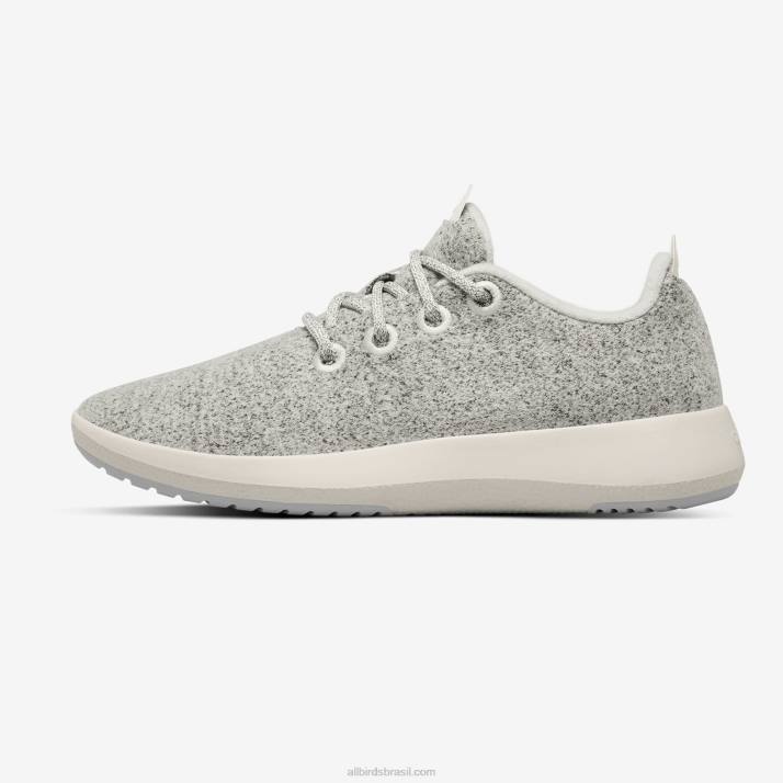 corredores de lã masculinos mizzles 884J51 cinza manchado (sola creme) Allbirds - Image 3