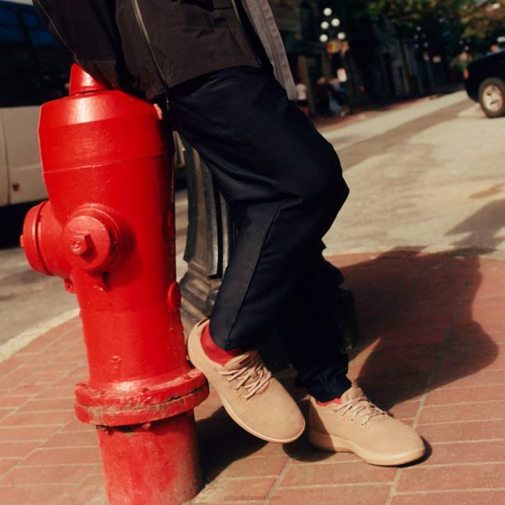 corredores de lã masculinos mizzles 884J52 carga calma (sola cáqui áspera) Allbirds - Image 2