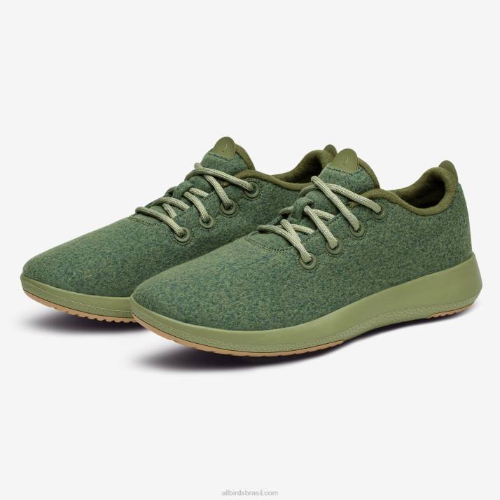 corredores de lã masculinos mizzles 884J52 carga calma (sola cáqui áspera) Allbirds - Image 7