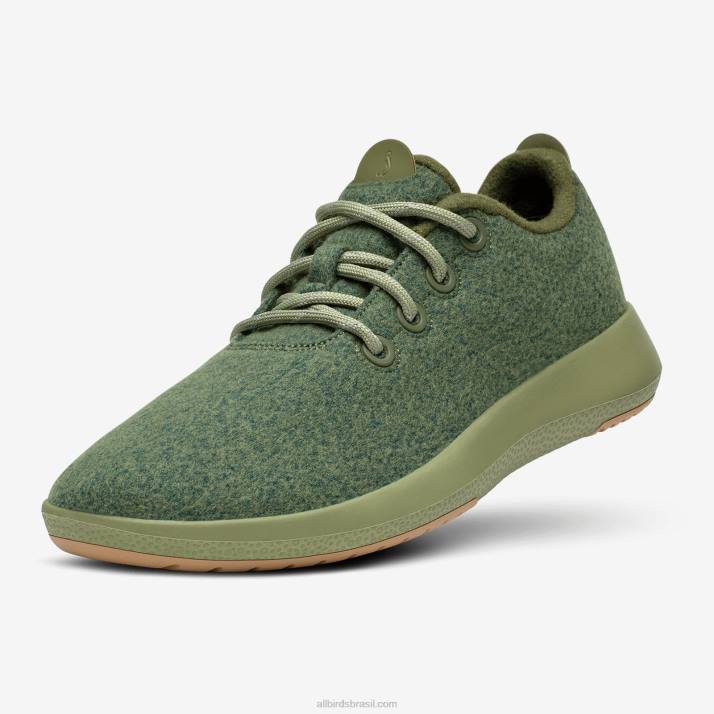 corredores de lã masculinos mizzles 884J52 carga calma (sola cáqui áspera) Allbirds - Image 1