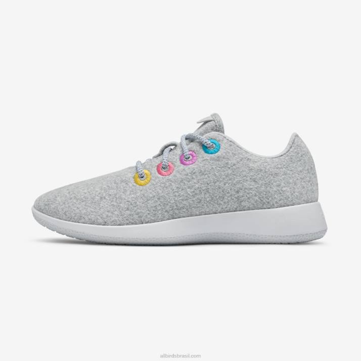 corredores de lã smallbirds - crianças grandes 884J258 cinza claro Allbirds - Image 3