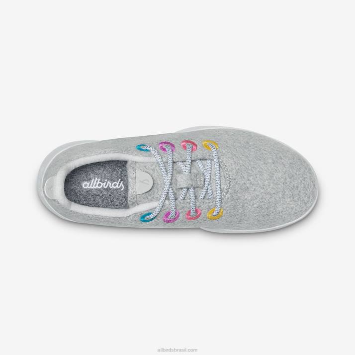 corredores de lã smallbirds - crianças grandes 884J258 cinza claro Allbirds - Image 5