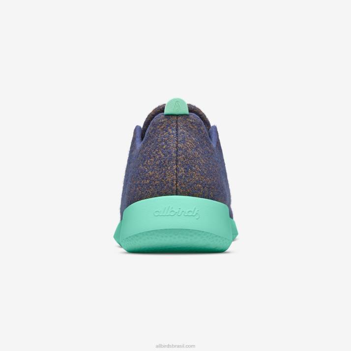 corredores de lã smallbirds - crianças grandes 884J259 wowza azul (sola de menta flutuante) Allbirds - Image 4