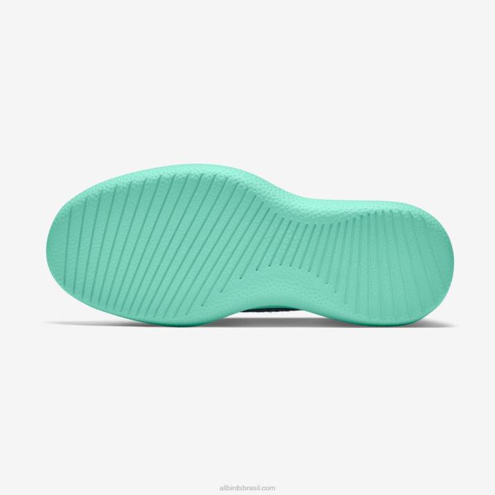corredores de lã smallbirds - crianças grandes 884J259 wowza azul (sola de menta flutuante) Allbirds - Image 6