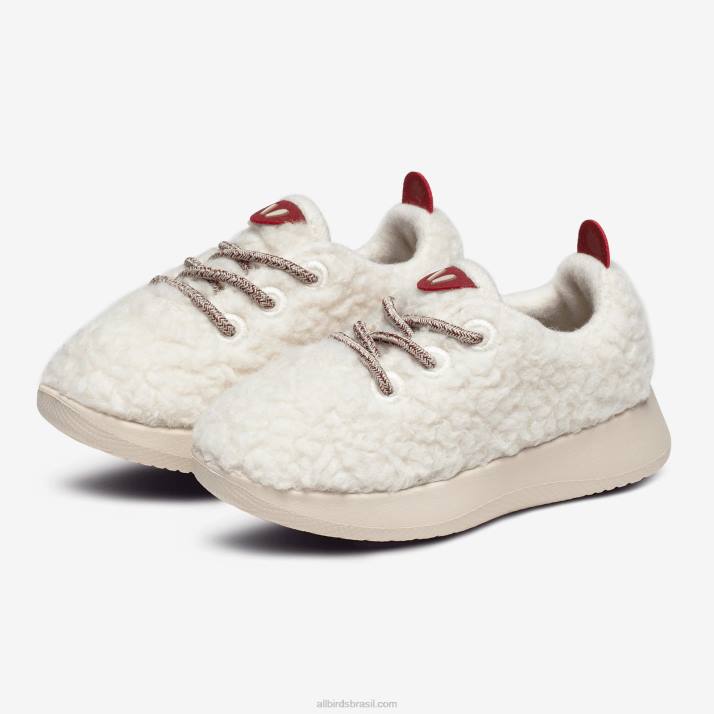 corredores de lã smallbirds - crianças pequenas 884J242 penugens brancas naturais (sola bege hush) Allbirds - Image 8