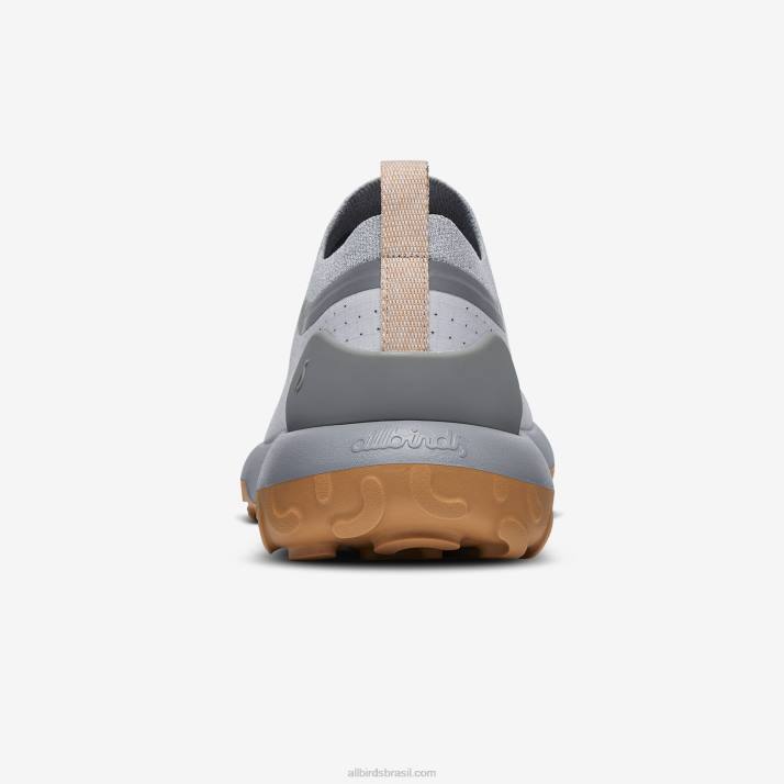 corredores de trilha masculinos swt 884J55 cinza médio (sola cáqui áspera) Allbirds - Image 4