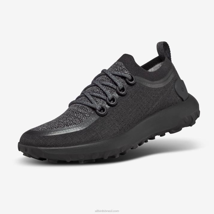 corredores de trilha masculinos swt 884J56 preto natural Allbirds - Image 1