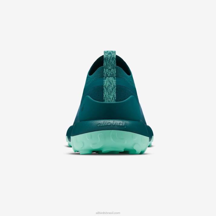 corredores de trilha masculinos swt 884J58 esmeralda profunda (sola de menta flutuante) Allbirds - Image 5