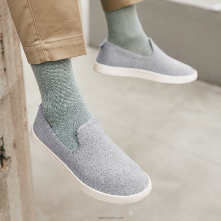 espreguiçadeiras de lã masculina 884J71 cinza natural (sola cinza escuro) Allbirds - Image 2