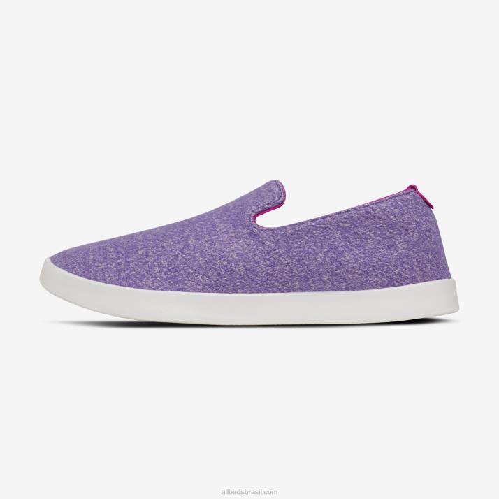 espreguiçadeiras de lã smallbirds - crianças grandes 884J269 chia roxo (solado nevasca) Allbirds - Image 3