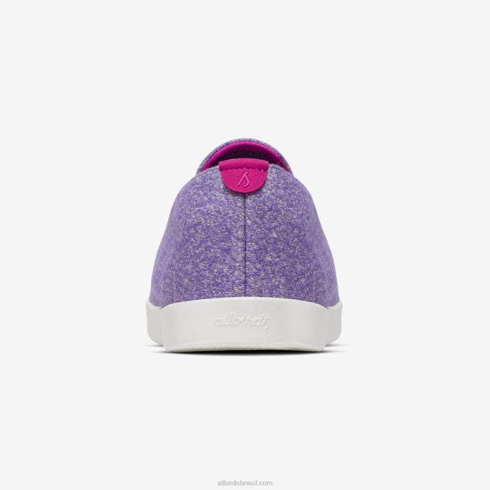 espreguiçadeiras de lã smallbirds - crianças grandes 884J269 chia roxo (solado nevasca) Allbirds - Image 4