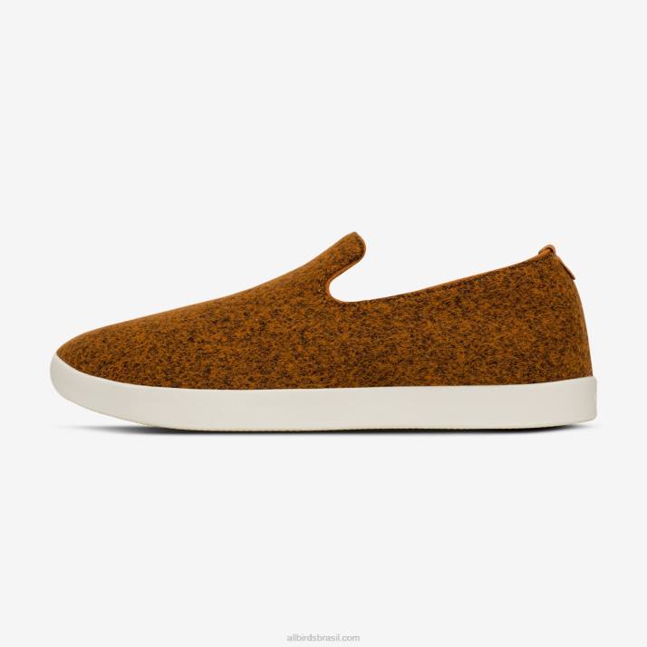 espreguiçadeiras de lã smallbirds - crianças grandes 884J271 ferrugem mel (sola branca natural) Allbirds - Image 3