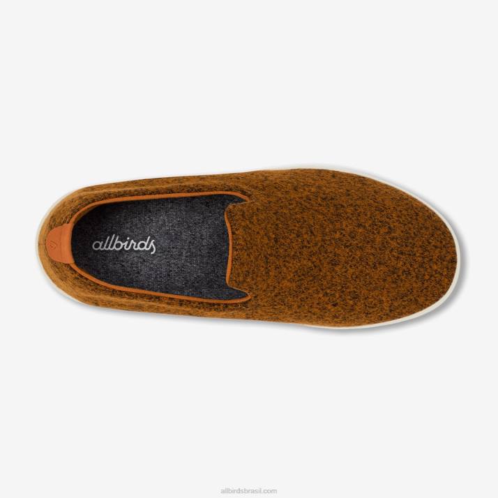 espreguiçadeiras de lã smallbirds - crianças grandes 884J271 ferrugem mel (sola branca natural) Allbirds - Image 5