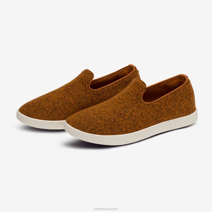 espreguiçadeiras de lã smallbirds - crianças grandes 884J271 ferrugem mel (sola branca natural) Allbirds - Image 7