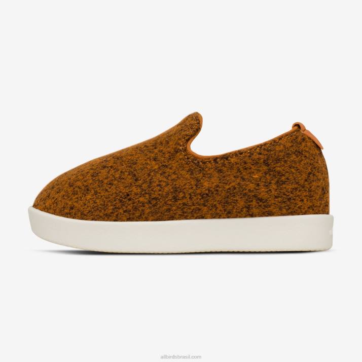 espreguiçadeiras de lã smallbirds - crianças pequenas 884J253 ferrugem mel (sola branca natural) Allbirds - Image 3