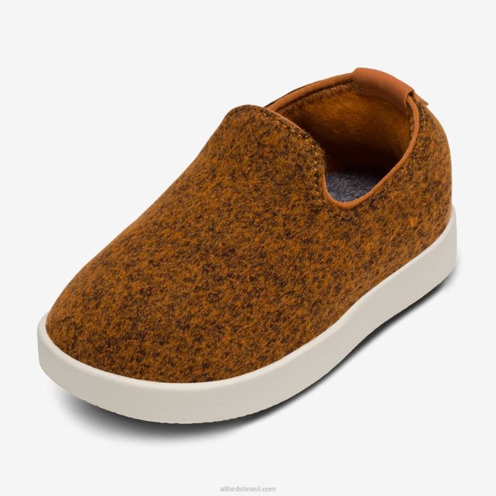 espreguiçadeiras de lã smallbirds - crianças pequenas 884J253 ferrugem mel (sola branca natural) Allbirds - Image 1