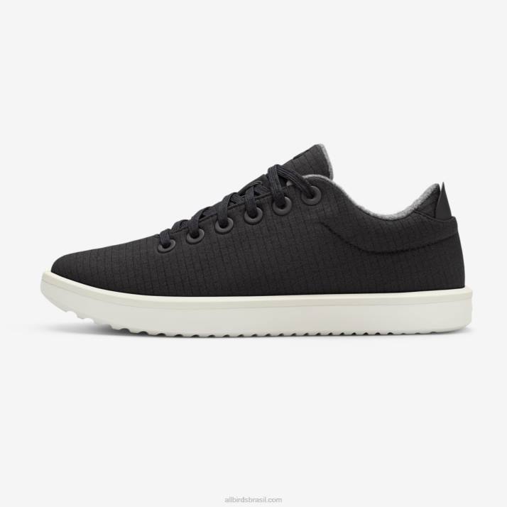 flautista de lã masculino tecido 884J67 preto natural (sola branca natural) Allbirds - Image 2