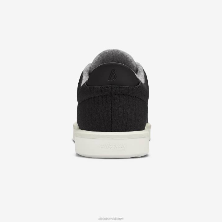 flautista de lã masculino tecido 884J67 preto natural (sola branca natural) Allbirds - Image 3
