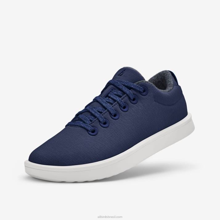 flautista de lã masculino tecido 884J68 índigo nebuloso (sola de nevasca) Allbirds - Image 1