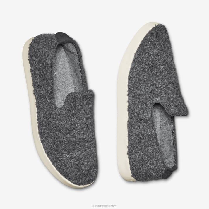 fofos de espreguiçadeira de lã feminina 884J199 cinza natural (sola creme) Allbirds - Image 6