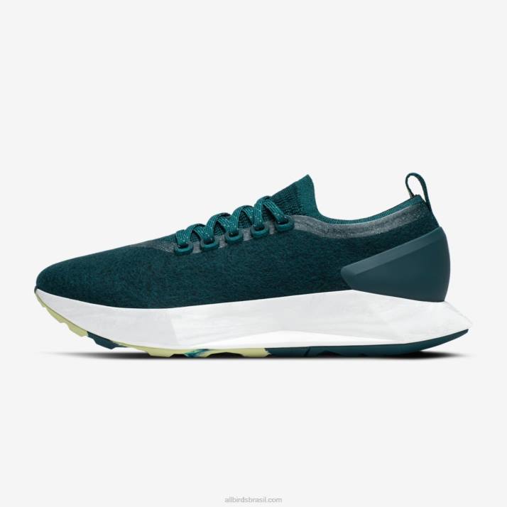 panfletos de lã masculinos mizzles 884J102 esmeralda profunda (sola nevasca) Allbirds - Image 2