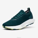 panfletos de lã masculinos mizzles 884J102 esmeralda profunda (sola nevasca) Allbirds