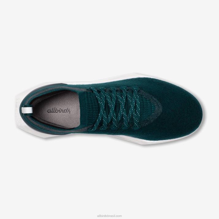 panfletos de lã masculinos mizzles 884J102 esmeralda profunda (sola nevasca) Allbirds - Image 4