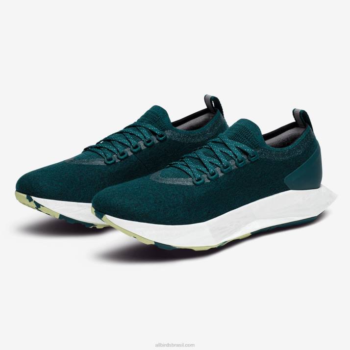 panfletos de lã masculinos mizzles 884J102 esmeralda profunda (sola nevasca) Allbirds - Image 6