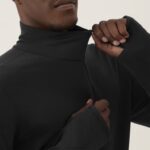 zíper de desempenho masculino 884J154 preto natural Allbirds - Image 3