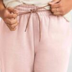 calça de moletom r&r feminina 884J212 taupe calmo Allbirds - Image 3
