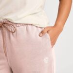 calça de moletom r&r feminina 884J212 taupe calmo Allbirds - Image 6