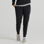 calça de moletom r&r feminina 884J214 preto natural Allbirds