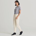 calça de moletom r&r feminina 884J215 Branco natural Allbirds