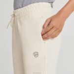 calça de moletom r&r feminina 884J215 Branco natural Allbirds - Image 5