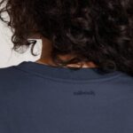 camiseta feminina de algodão allgood 884J217 índigo nebuloso Allbirds - Image 3