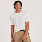 camiseta masculina de algodão allgood 884J121 nevasca Allbirds
