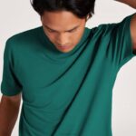 camiseta masculina de algodão allgood 884J122 esmeralda profunda Allbirds - Image 3